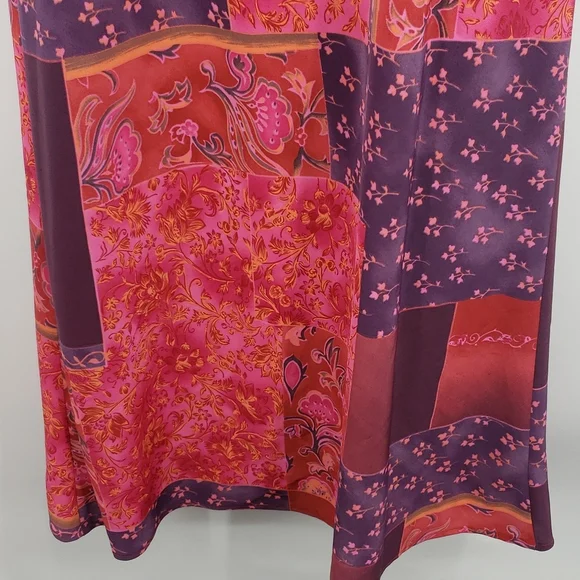 Tristan & Iseut  red/pink maxi sleeveless dress - Picture 5 of 7